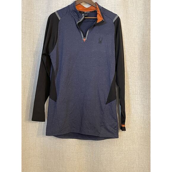 Spyder Active® Proweb Men’s Performance Long Sleeve Pullover Size Large - Picture 1 of 4
